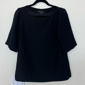 Banana republic dressy black short sleeve